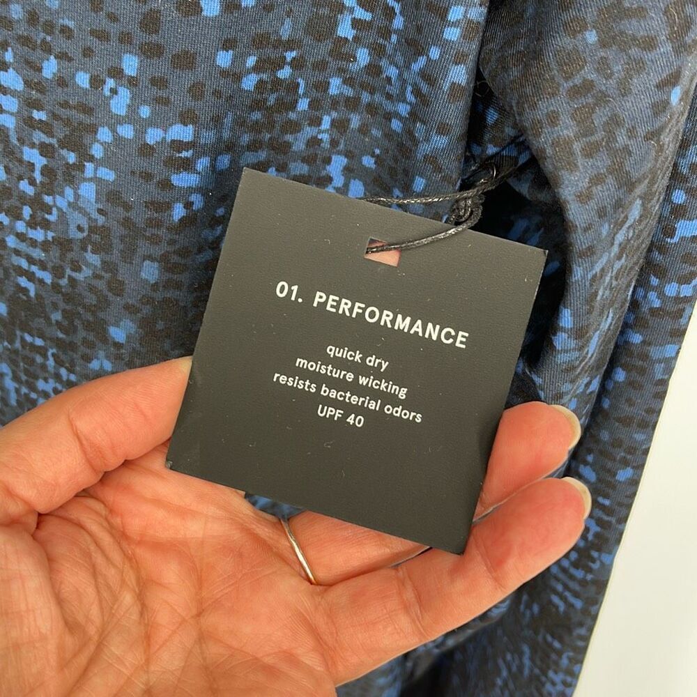 01.Algo Men's Performance Printed Adam Lon Sleeve… - image 6